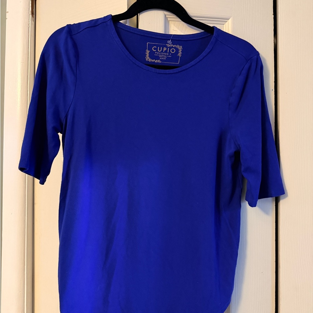 Cupio Royal Blue Polished Tee